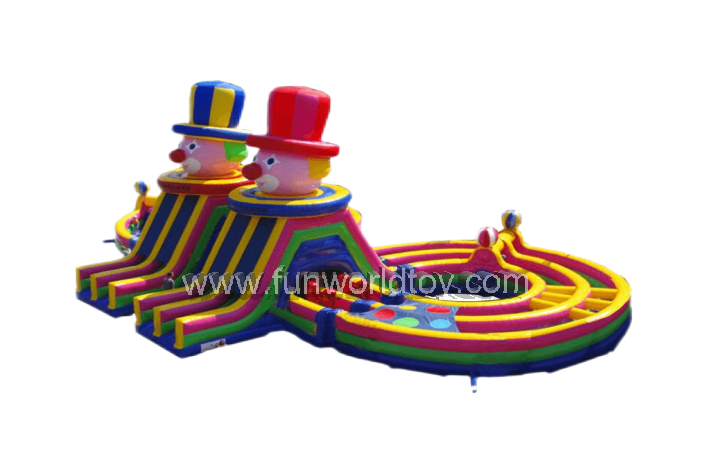 3 Part Clown Obstacle Course FWP190