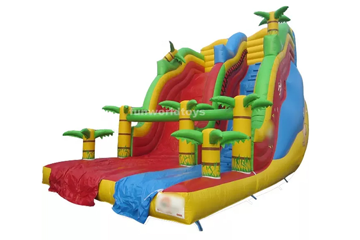 Single lane inflatable slide FWD247