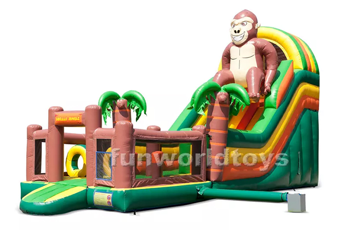 Commercial Custom Durable Inflatable Bouncing House with Slide FWD236