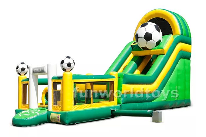 Multi-Function Inflatable Sports Slide with bounce house FWD235