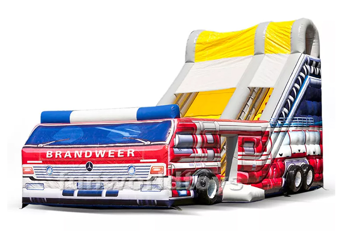 Giant outdoor inflatable fire truck FWD225