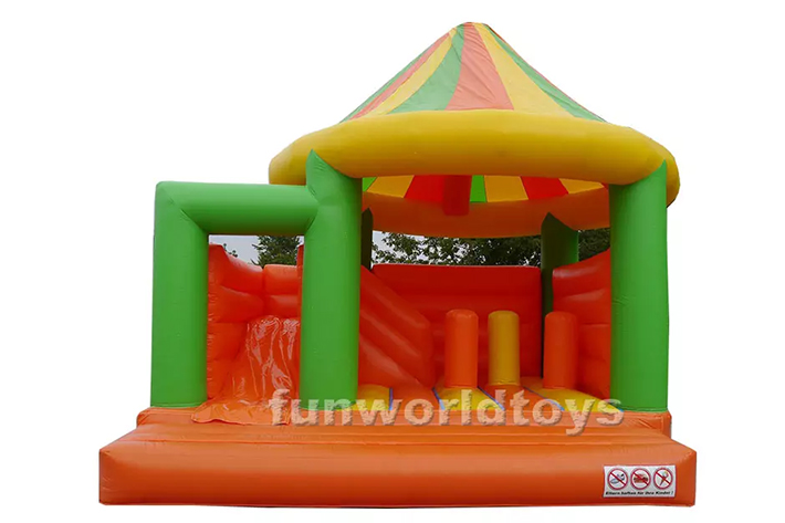 Circus inflatable bouncers with slide FWZ291