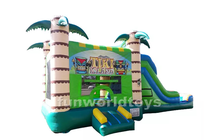 Inflatable Tiki bounce combo house FWZ289