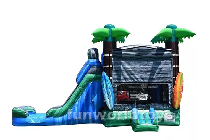 Blue green tropical bounce combo FWZ316