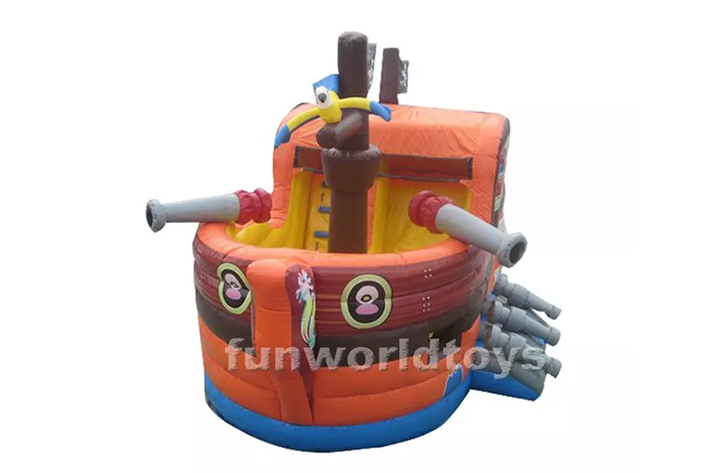 Inflatable Pirate Ship Slide Bounce Combo FWC268