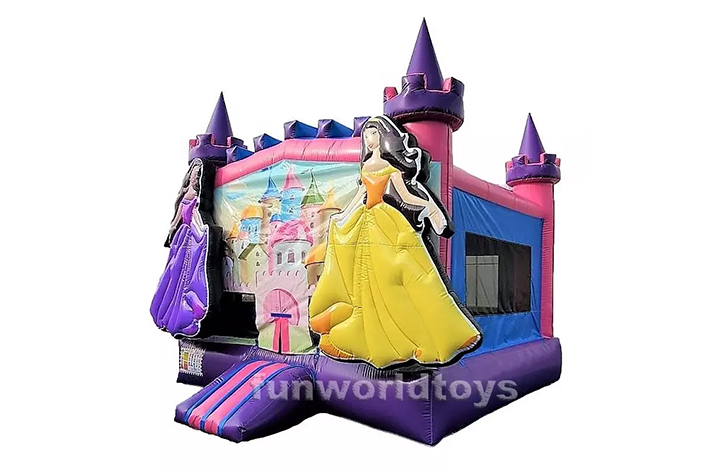 Princess inflatable bounce house FWC277