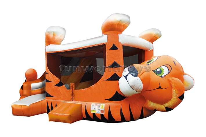 Orient Inflatables Custom Jungle Tiger Bounce House FWZ366