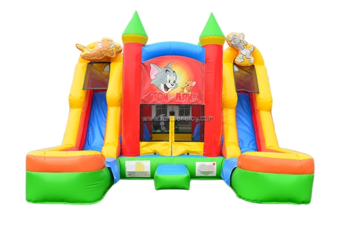 Tom And Jerry Bounce House With Slide FWZ400