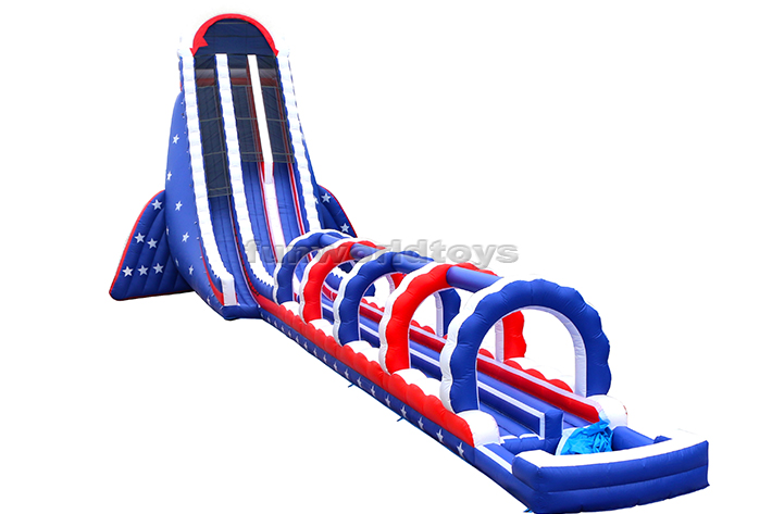 American flag large inflatable slides FWS405