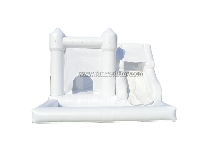 Wedding Bounce House With Slide FWW52