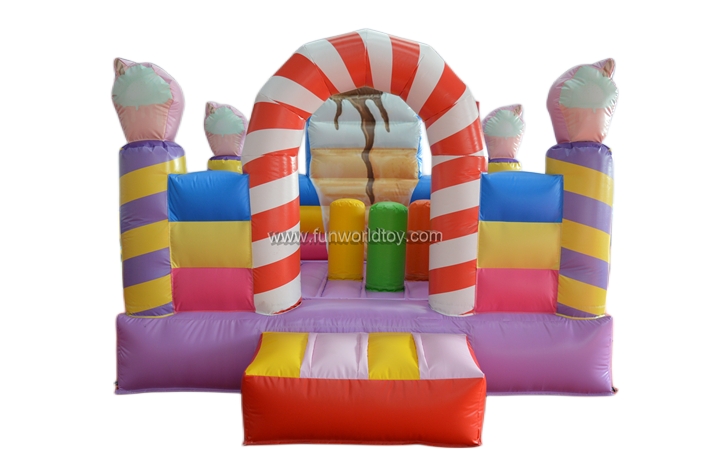 Ice Cream Trampoline Castle FWC397