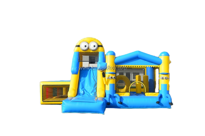 Minions Bounce House With Slide FWZ406