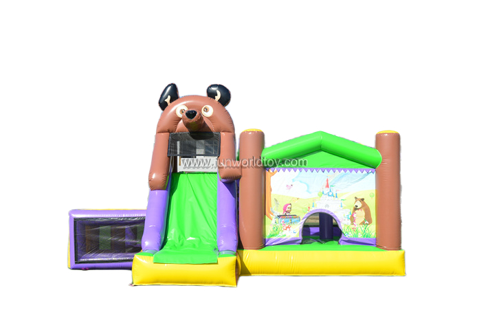 Masha and the Bear Bounce House Slide Combo FWZ408