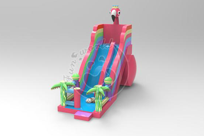 Flamingo Inflatable Slide FWND14