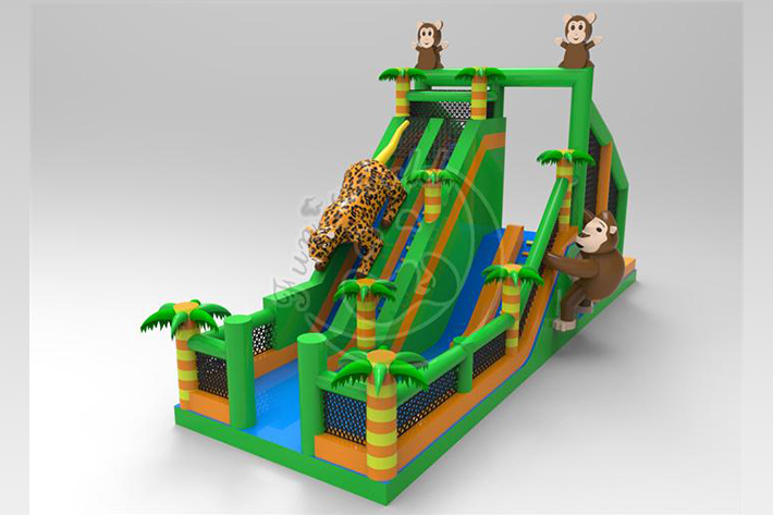 Jungle Inflatable Slide FWND03