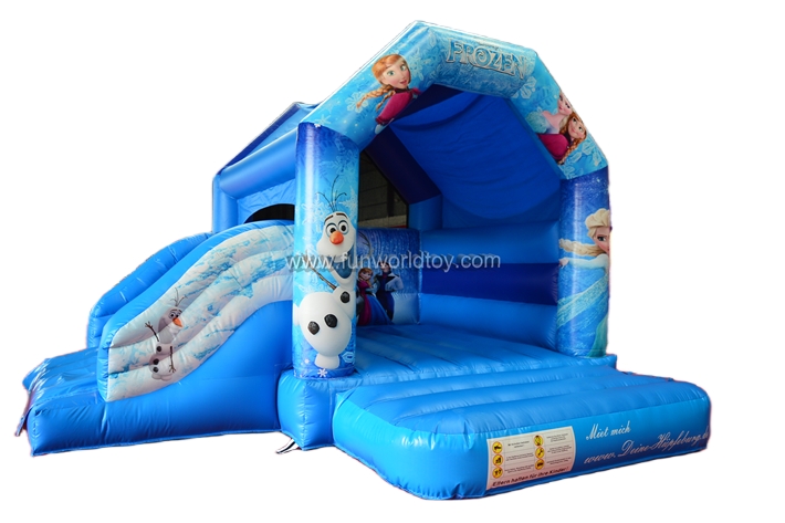 Frozen Olaf Bounce House With Slide FWC404