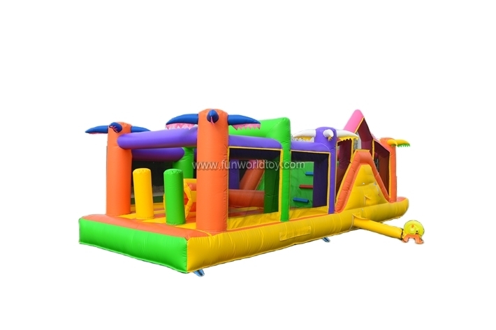 Inflatable Jungle Obstacle Course FWP204