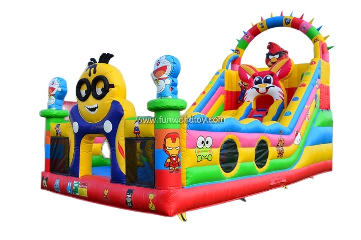 Cartoon Inflatable Fun City FWF152