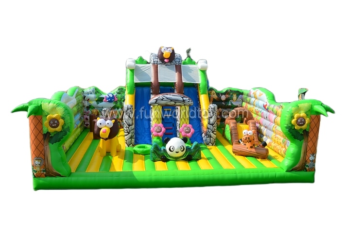 Inflatable Zoo Bouncy Playground FWF162