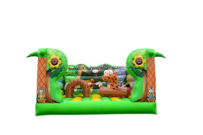 Inflatable Zoo Trampoline Park FWF158