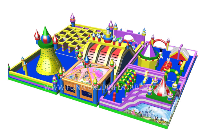 Inflatable Big Theme Maze Park FWF176