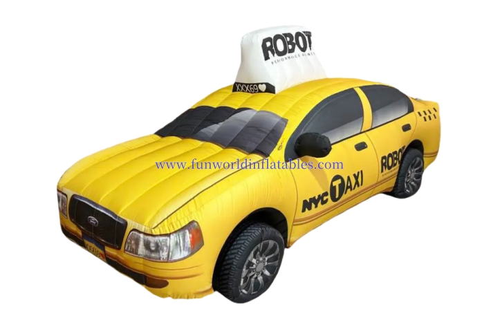 Advertising Inflatable Car Model Yellow Taxi FWM124