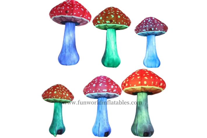 Inflatable LED light mushrooms FWM127